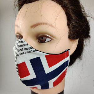 Norway Flag face mask